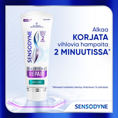 Sensodyne Clinical Repair Deep Clean hammastahna 75ml 75 ml