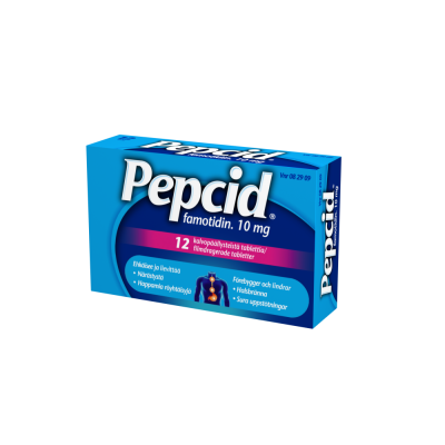 PEPCID 10 mg 12 fol tabletti, kalvopäällysteinen