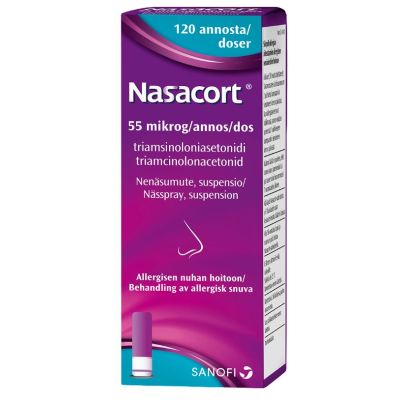 NASACORT 55 mikrog/annos 120 annosta nenäsumute, suspensio