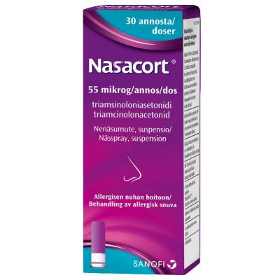 NASACORT 55 mikrog/annos 30 annosta nenäsumute, suspensio
