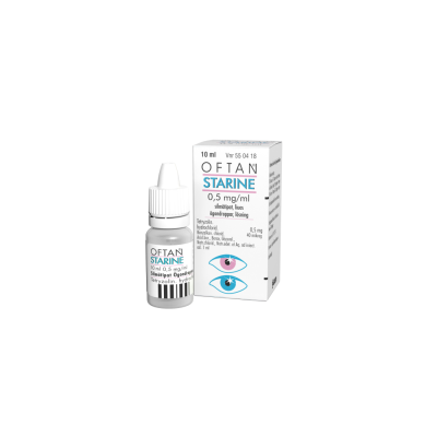 OFTAN STARINE 0,5 mg/ml 10 ml silmätipat, liuos