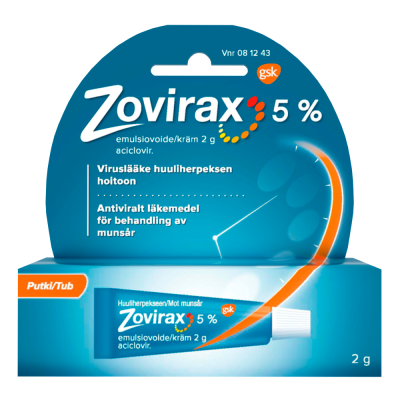 ZOVIRAX 5 % 2 g emulsiovoide tuubi