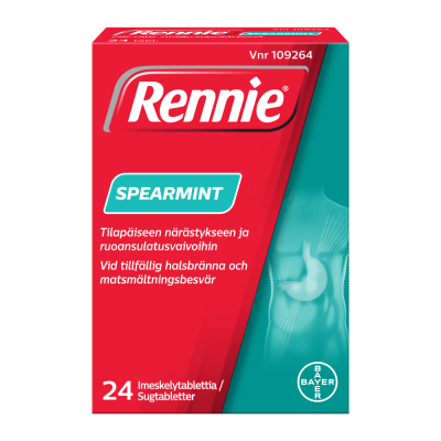 RENNIE SPEARMINT 24 fol imeskelytabletti