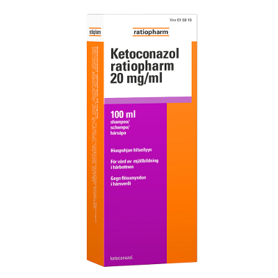 KETOCONAZOL RATIOPHARM 20 mg/ml 100 ml shampoo