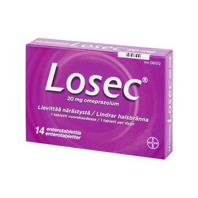 LOSEC 20 mg 14 fol enterotabletti