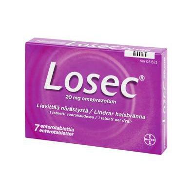 LOSEC enterotabletti 20 mg 7 fol
