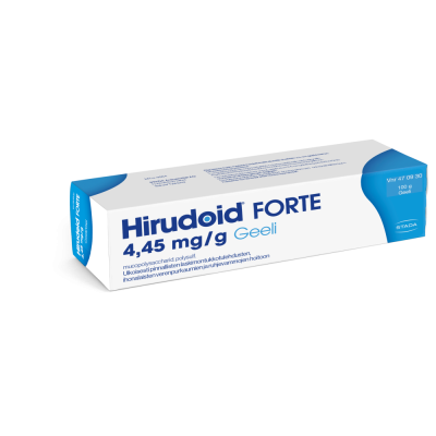 HIRUDOID FORTE 4,45 mg/g 100 g geeli