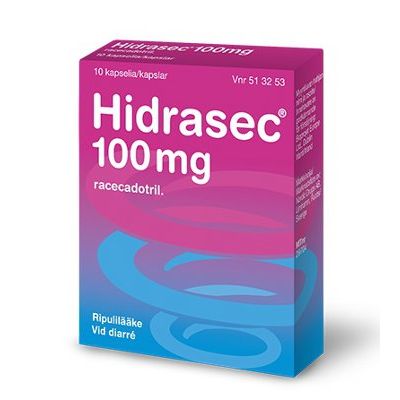 HIDRASEC 100 mg 10 fol kapseli, kova