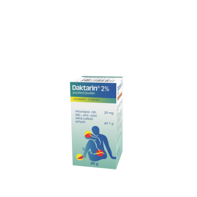 DAKTARIN 2 % 20 g puuteri