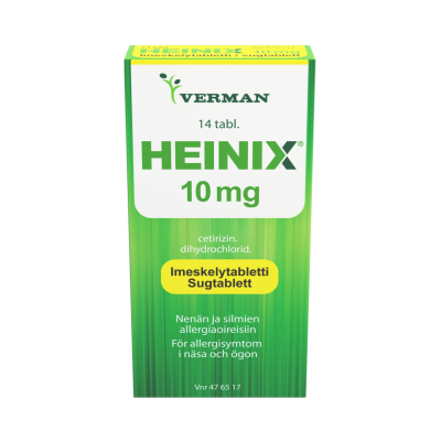 HEINIX imeskelytabletti, puristettu 10 mg 28 fol