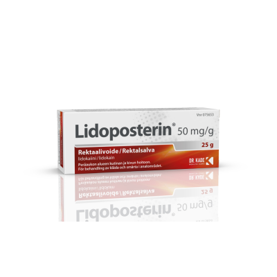 LIDOPOSTERIN 50 mg/g 25 g rektaalivoide asetin
