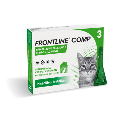 FRONTLINE COMP 50 mg / 60 mg 3 x 0.5 ml paikallisvaleluliuos