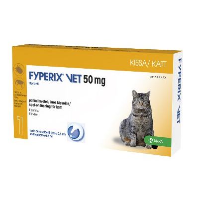 FYPERIX VET 50 mg 0,50 ml paikallisvaleluliuos kissalle