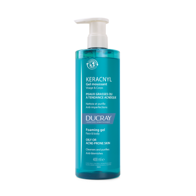 Ducray Keracnyl Foaming Gel 400 ml