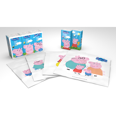 Nenäliina Pipsa Possu kuvioitu 6x9 kpl