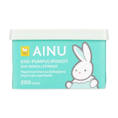 Ainu Pumpulipuikko rasiassa 200 kpl