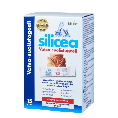 Hübner Silicea vatsa-suolistogeeli 15x15 ml