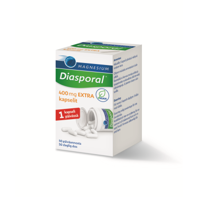 Diasporal magnesium 400 Extra kaps 50 kpl