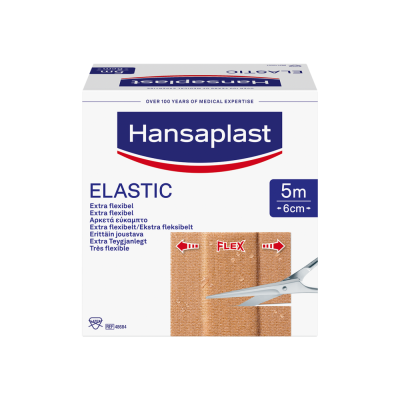 Hansaplast Elastic leikattava 5m x 6 cm ME3 1 kpl