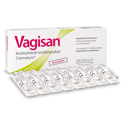 Vagisan Cremolum em&auml;tinpuikot 16 kpl