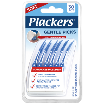 Plackers Gentle picks 30 kpl