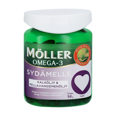 Möller Omega-3 Sydämelle 76 kaps