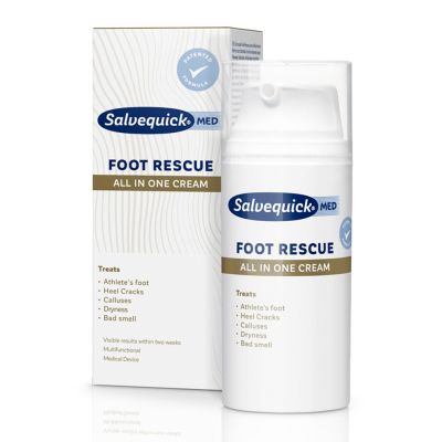 Salvequick Foot Rescue All in One Cream monitoimijalkavoide 100 ml