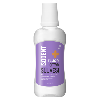 IsoDent Fluor+ hoitava suuvesi 250 ml