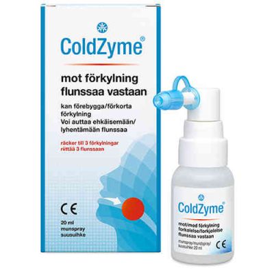 ColdZyme Flunssa vastaan suusuihke 20 ml