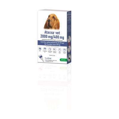 ATAXXA VET 2000/400 mg 4 ml paikallisvaleluliuos koiralle yli 25 kg-40 kg