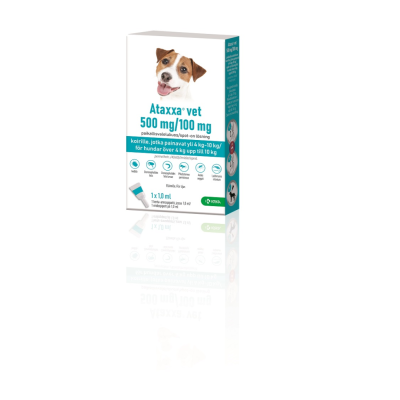ATAXXA VET 500/100 mg 1 ml paikallisvaleluliuos koiralle yli 4 kg-10 kg