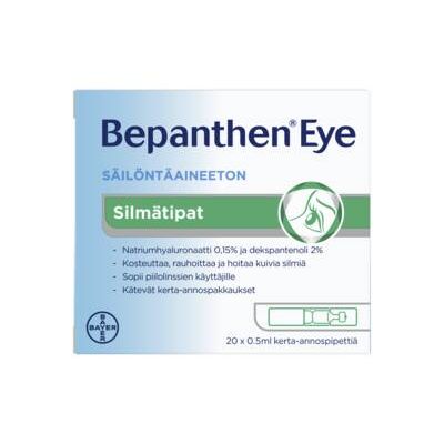 Bepanthen Eye silmätipat kerta-annospipetti 20 kpl