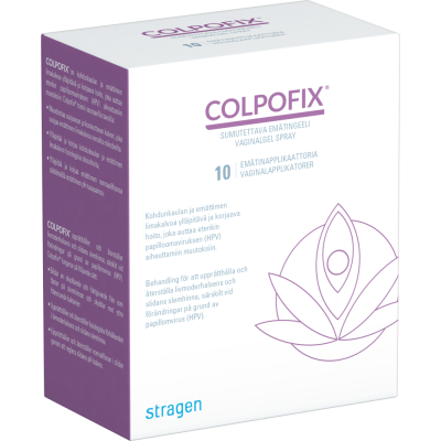 Colpofix sumutettava emätingeeli 20ml + applikaattori 10 kpl 1 kpl