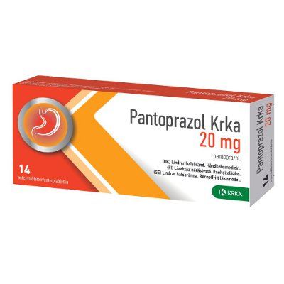 PANTOPRAZOL KRKA 20 mg 14 fol enterotabletti