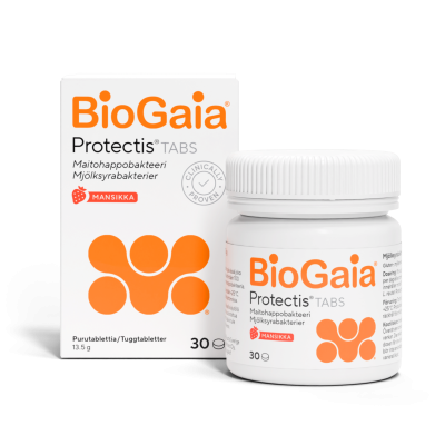 BioGaia Protectis TABS Mansikka 30 tabl