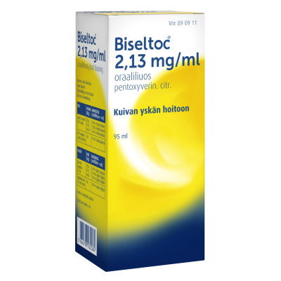 BISELTOC oraaliliuos 2,13 mg/ml 95 ml