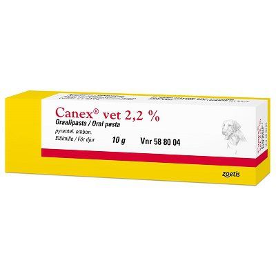 Canex vet oraalipasta 2.2 % 10 g