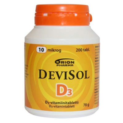 DEVISOL 10 MIKROG IMESKELYTABLETTI 200 tabl