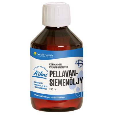Rikas Pellavansiemenöljy 200 ml