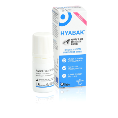 Hyabak silmätippa, säilytysaineeton 10 ml