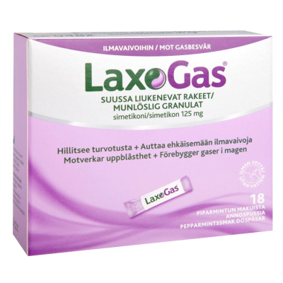 Laxogas 125 mg annosraepussi 18 kpl