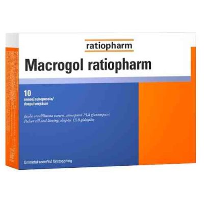 MACROGOL RATIOPHARM ANNOSPUSSI 13,8G 10 KPL