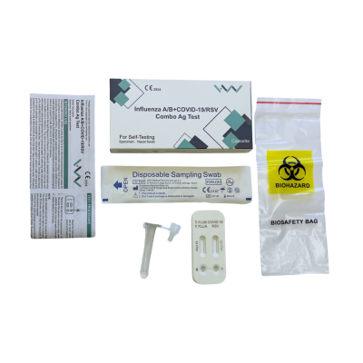 H&W Influenssa A/B+COVID-19/RSV Combo Test 1 kpl