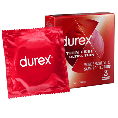 Durex Ultra Thin kondomi 3 kpl