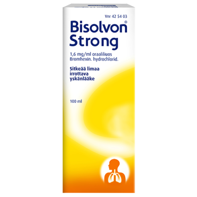 BISOLVON STRONG oraaliliuos 1,6 mg/ml 100 ml