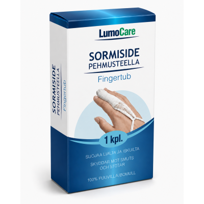 Lumocare Sormiside pehmusteella koko M (8cm) 1 kpl