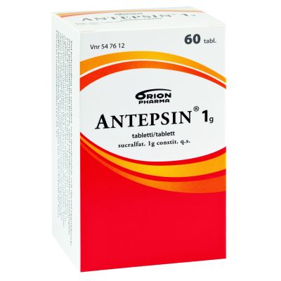 ANTEPSIN 1 g 60 fol tabletti