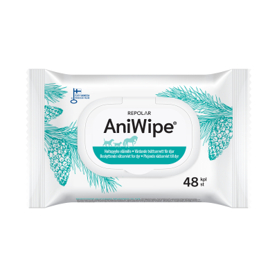Aniwipe 48 hoitopyyhkeet 10,5 x 16,5 cm eläimille 48 kpl