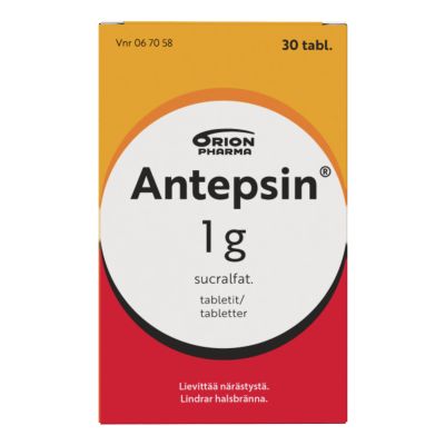 ANTEPSIN 1 g 30 fol tabletti