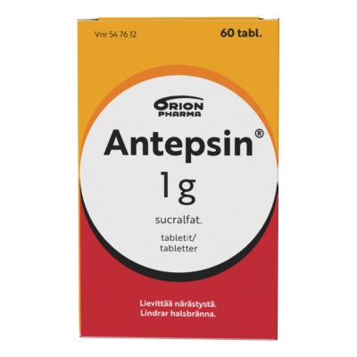 ANTEPSIN 1 g 60 fol tabletti